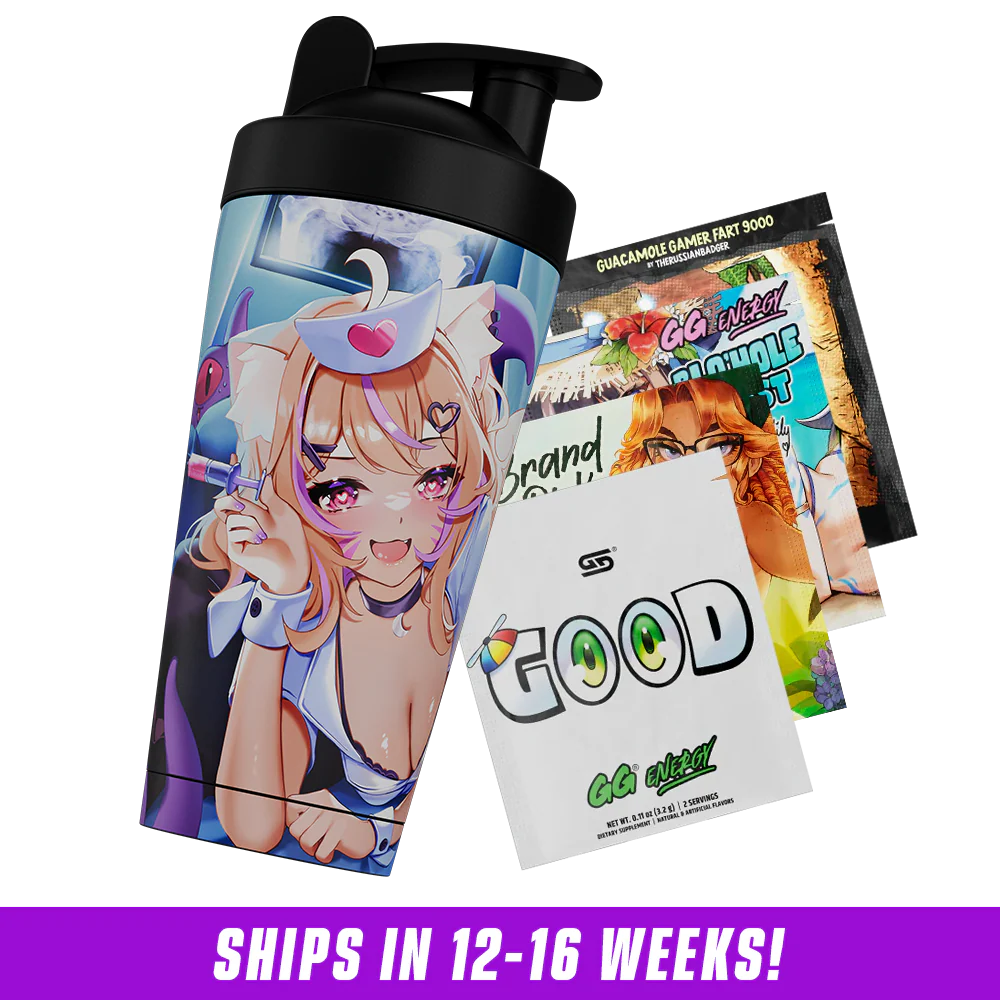 Creator Cups x SquChan: Valentine's Metal Shaker