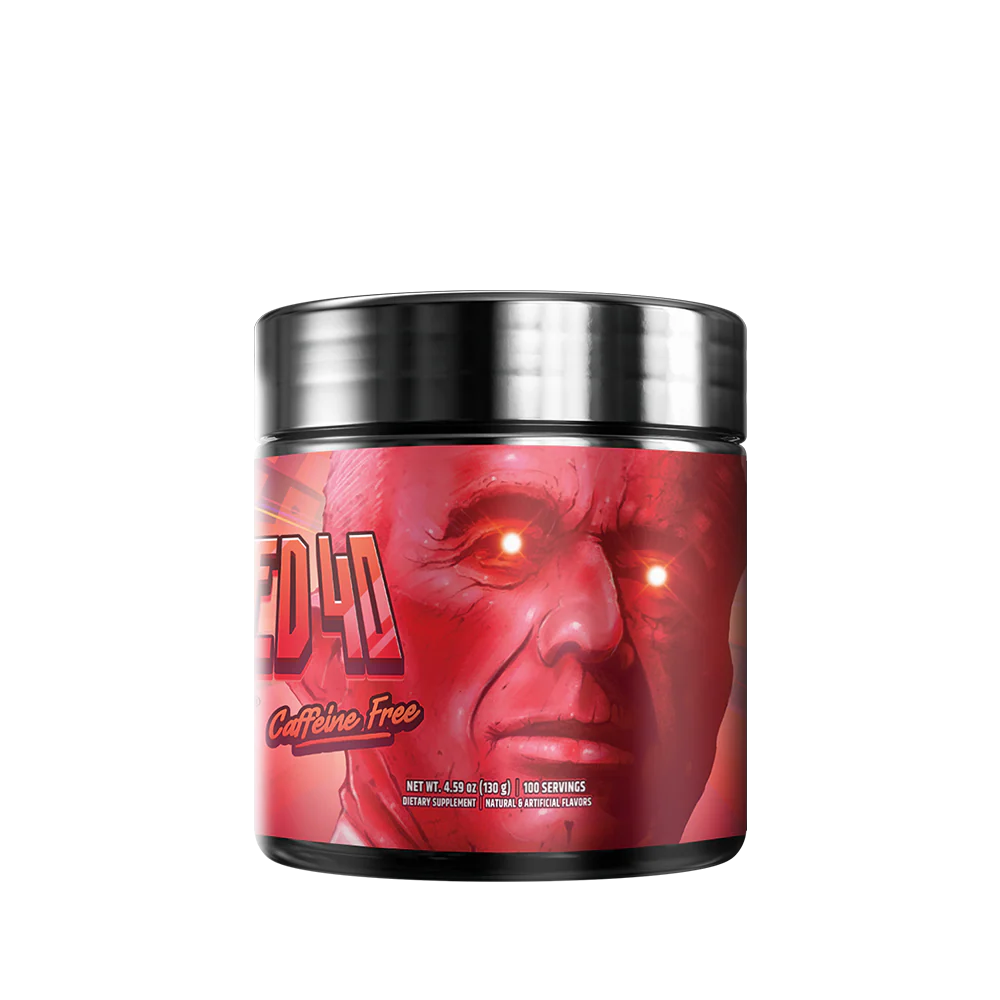 Red 40 Caffeine Free - 100 Servings